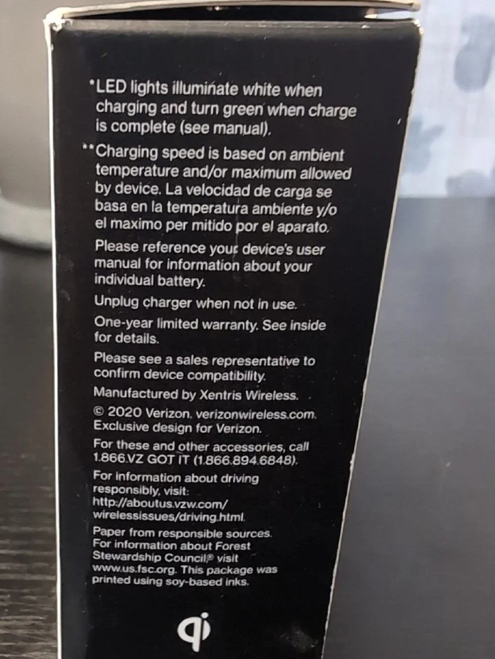 Verizon White Wireless Fast Charging Pad